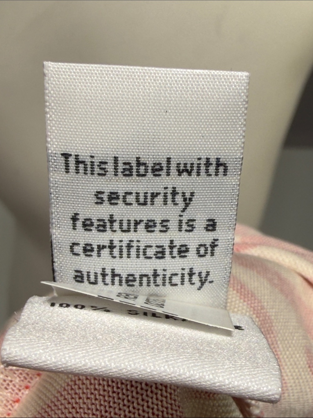 Diane Von Furstenberg Red and White Geometric V‑Neck Long Sleeve Dress (rack14) - Picture 9 of 10